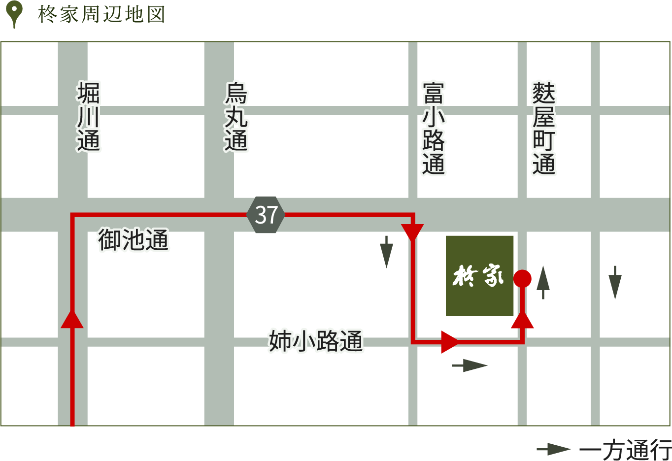 俵屋周辺地図